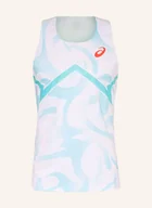 Koszulki i topy damskie - Asics Top Do Biegania Light Knit Singlet weiss - miniaturka - grafika 1