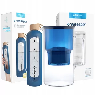 Wessper AquaMax Crystalline Niebeski - Dzbanki filtrujące - miniaturka - grafika 1