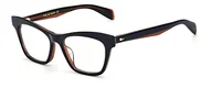 Okulary przeciwsłoneczne - rag & bone Damskie okulary przeciwsłoneczne Rnb3035, niebiesko-brązowe, 53, Niebieski brązowy, 53 - miniaturka - grafika 1
