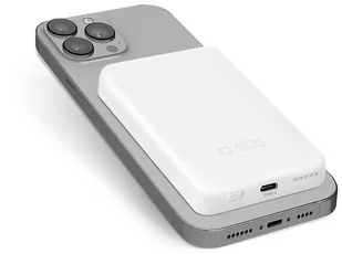 Powerbank SBS 5000 mAh Wireless Magnetic Biały TEBB5000MAG1CW - Powerbanki - miniaturka - grafika 1
