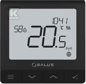 Regulatory i termostaty - Regulator temperatury przewodowy SALUS SQ610B Quantum, 230V tygodniowy podtynkowy czarny, z OpenTherm - miniaturka - grafika 1