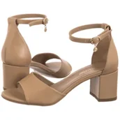 Sandały damskie - Sandały Beżowe 76204-54 (WO290-a) Wojas - miniaturka - grafika 1