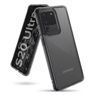 Ringke Fusion etui pokrowiec z żelową ramką Samsung Galaxy S20 Ultra czarny (FSSG0076) - Etui i futerały do telefonów - miniaturka - grafika 1