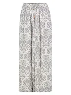 Spodnie damskie - Eight2Nine Spodnie piżamowe w kolorze biało-szarym - miniaturka - grafika 1