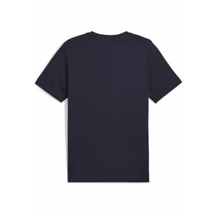 Męska koszulka Essentials z dwukolorowym logo No. 1 PUMA New Navy Blue - Koszulki sportowe męskie - miniaturka - grafika 1