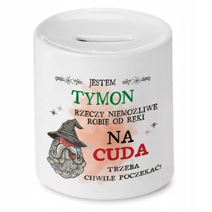 Skarbonka Dla Tymona Tymka na Urodziny Prezent z Nadrukiem ze Zdjęciem - Skarbonki - miniaturka - grafika 1