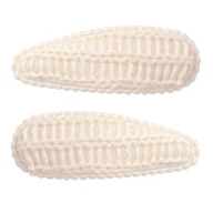 Ozdoby do włosów - Spinka do Włosów Biała Zestaw 2 Sztuki Wsuwka Ozdobna Lekka i Wygodna - miniaturka - grafika 1