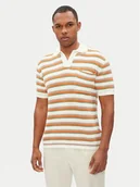 Koszulki męskie - Pepe Jeans Polo PM702510 Beżowy Regular Fit - miniaturka - grafika 1
