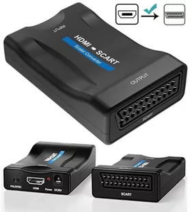 Konweter Obrazu i dźwięku z Hdmi na Scart / Euro - Kable komputerowe i do monitorów - miniaturka - grafika 1