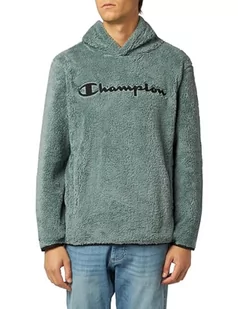 Champion Legacy Outdoor Polar-Hooded Top Bluza męska, Verde Blg/Nero, S - Koszulki męskie - miniaturka - grafika 1