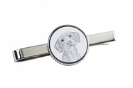 Spinki do mankietów i krawatów - Basset bretoński, Basset Fauve de Bretagne - spinka do krawata z psem, pers - miniaturka - grafika 1