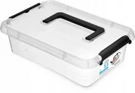 Pudła i pojemniki do przechowywania - ORPLAST Prostokątny Przezroczysty Pojemnik Organizer z Pokrywką i Rączką Orplast 3,1 l - miniaturka - grafika 1