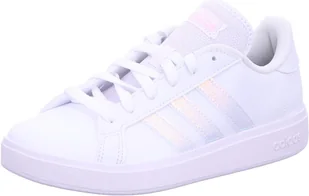 Adidas damskie trampki niskie Grand Court Base 2.0 biały/srebrny - Trampki damskie - miniaturka - grafika 1