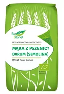 Mąka - Bio Planet SERIA MĄKI I SKROBIE MĄKA Z PSZENICY DURUM (SEMOLINA) BIO 500 g - - miniaturka - grafika 1