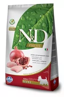 Sucha karma dla psów - Farmina Premium N&d Chicken&pomegranate Adult Mini 2,5 kg - miniaturka - grafika 1