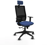 Fotele i krzesła biurowe - Krzesło Biurowe z Zagłówkiem Horna Traslack Piqueras y Crespo 1D066G2 - miniaturka - grafika 1