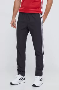 adidas Performance spodnie treningowe Trackstand kolor czarny z aplikacją - Spodnie męskie - miniaturka - grafika 1