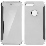 Etui i futerały do telefonów - Etui z klapką, lustrzane etui do iPhone'a 7 Plus/8 Plus, przezroczysta klapka z przodu – srebrna - miniaturka - grafika 1