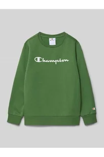 Bluza z nadrukiem z logo - Champion - Bluzy damskie - miniaturka - grafika 1