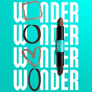 Wonder Stick Dual-Ended Face Shaping Stick 08 Deep Rich - Bronzery i konturowanie twarzy - miniaturka - grafika 4