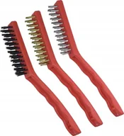 Narzędzia warsztatowe - Dedra Zestaw szczotek 3szt, 3-rzędowe, 225mm, uchwyt plastik - miniaturka - grafika 1