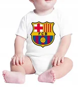 Body dla niemowląt - 0222 BODY DZIECIĘCE FC BARCELONA PREZENT 80 - miniaturka - grafika 1