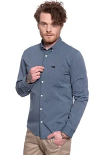 Koszula Lee Slim Button Down Midnight Navy L66Xohma-S - Koszule męskie - miniaturka - grafika 1