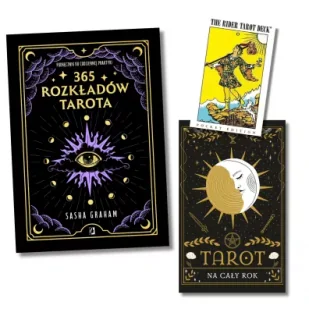 Zestaw 365 rozkładów tarota, Kalendarz Tarot na cały rok i Rider Tarot Deck, Pocket Edition - Ezoteryka - miniaturka - grafika 1
