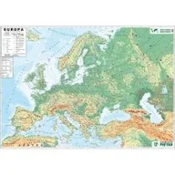 Mapy i plansze edukacyjne - Piętka Mapa ścienna Europy. Fizyczna konturowa 1:3,3 - miniaturka - grafika 1
