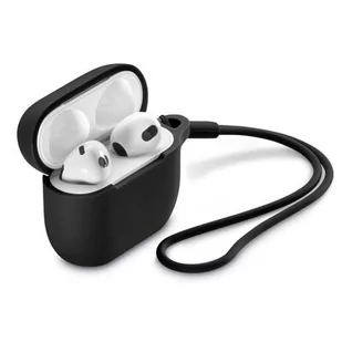 Etui na słuchawki  HAMA do Apple AirPods 3 gen Czarny - Akcesoria do słuchawek - miniaturka - grafika 1