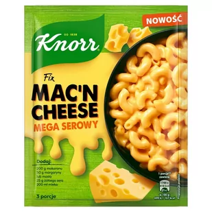 Knorr Fix mac'n cheese 33 g - Zupy w płynie - miniaturka - grafika 1