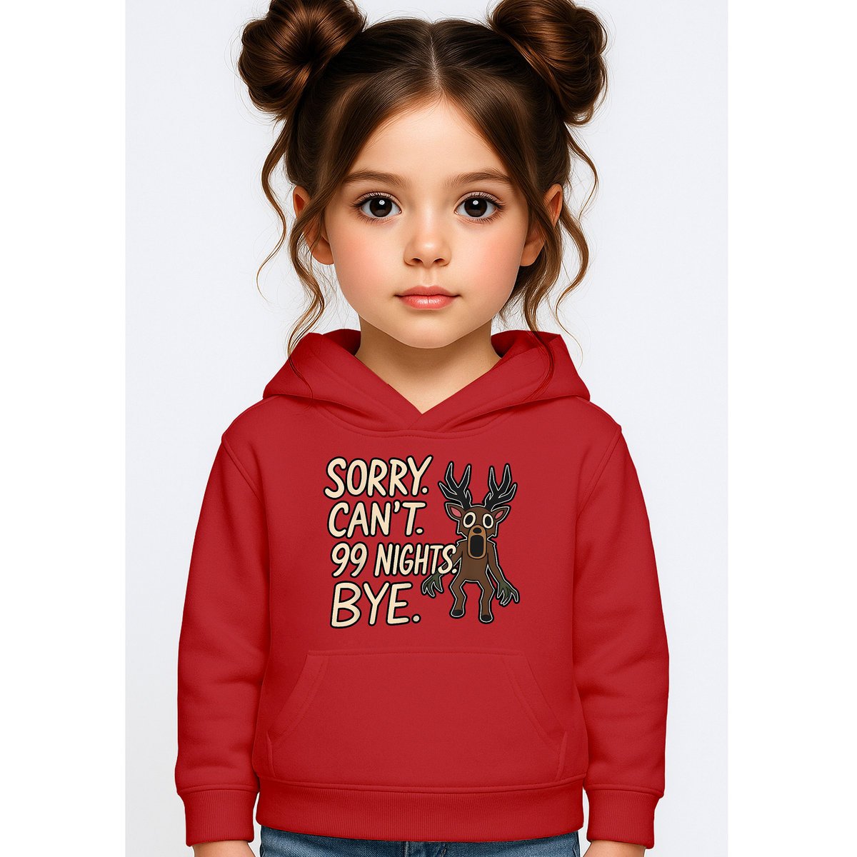BLUZA DZIECIĘCA Z KAPTUREM 99 NOCY W LESIE ROBLOX 104 PREZENT