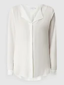 Bluzki damskie - Bluzka z szyfonu z ukrytą listwą guzikową - miniaturka - grafika 1