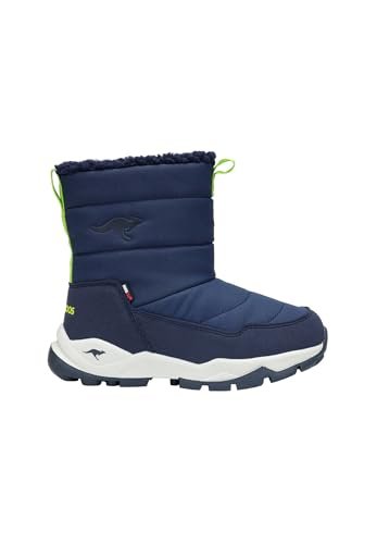 KangaROOS K-FR Floki RTX śniegowce, dk Navy/Lime, 33 EU, Dk Navy Lime, 33 EU