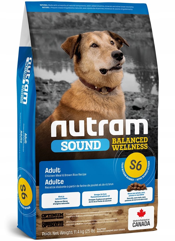 NUTRAM dog  S6-SOUND  ADULT - 11,4kg
