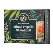 Przeziębienie i grypa - HERBAL MONASTERIUM Herbal Monasterium Mirra i Propolis na gardło 24 p HEP252 - miniaturka - grafika 1