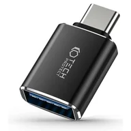 Adaptery i przejściówki - Adapter USB - USB Typ-C TECH-PROTECT UltraBoost OTG Czarny - miniaturka - grafika 1