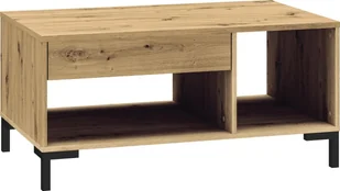 ML Meble Ława NIKOLA 100x60 dąb artisan ML MEBLE - Ławy i stoliki kawowe - miniaturka - grafika 1