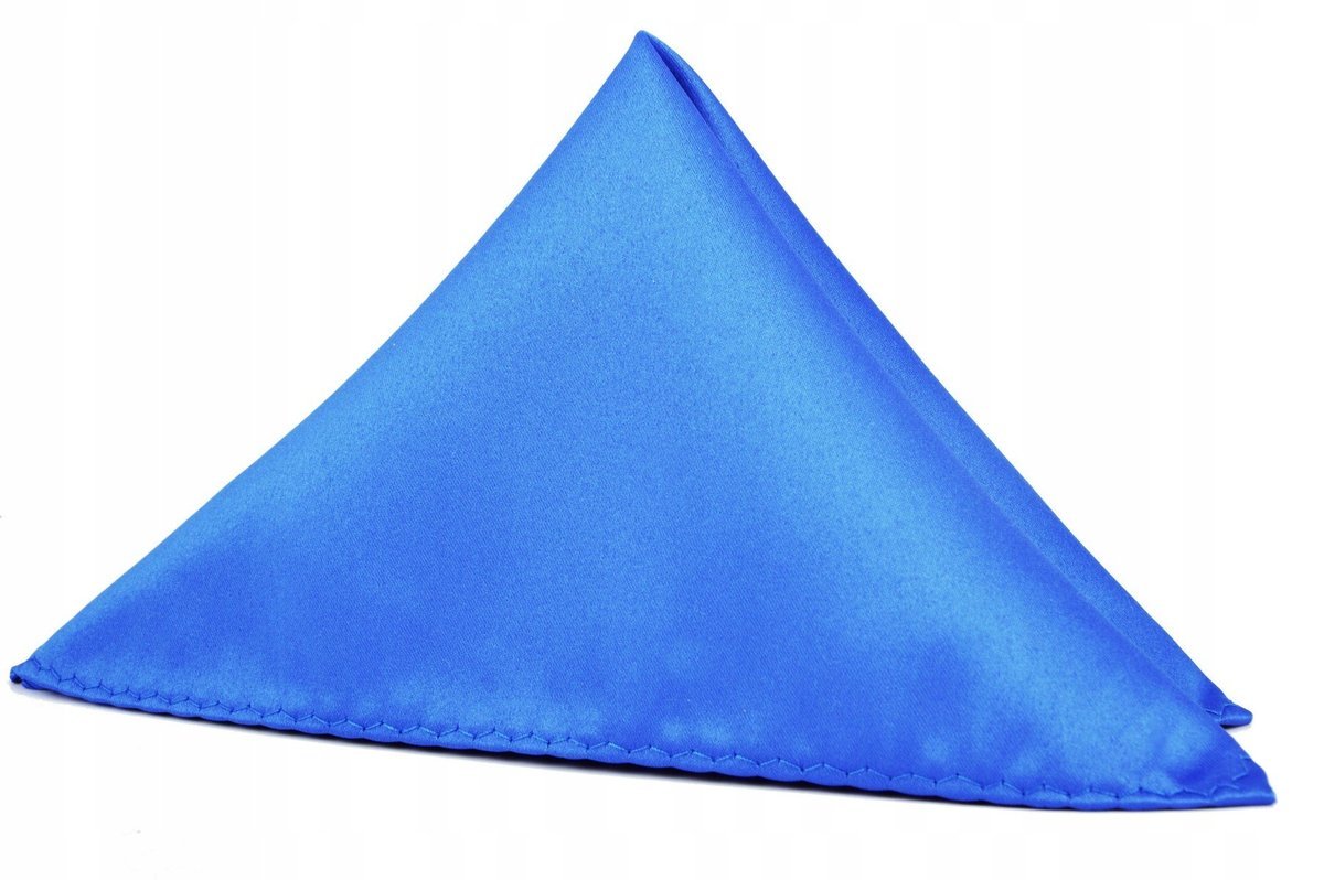 Niebieska Wypustka Poszetka Chusteczka Elegancka