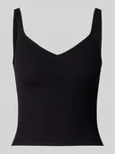 Koszulki i topy damskie - Top z dekoltem w kształcie serca model ‘MIRI’ - miniaturka - grafika 1