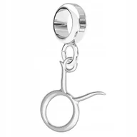 Bransoletki - Charms Srebrny ze Znakiem Zodiaku Byk Taurus Zodiak dla Byka SREBRO 925 - miniaturka - grafika 1