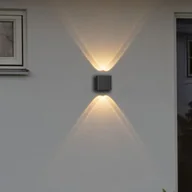 Lampy ogrodowe - Konstsmide Lampa ścienna LED Chieri, 1 x 4 W, antracytowa - miniaturka - grafika 1