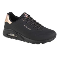Buty trekkingowe damskie - Buty na co dzień damskie SKECHERS UNO SHIMMER - miniaturka - grafika 1