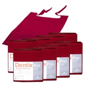 Sprzęt i akcesoria stomatologiczne - Śliniak dentystyczny z kieszonką 39cm x 48cm bordowy podfoliowany 54g DentixPro 400szt - miniaturka - grafika 1