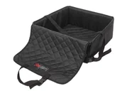 Sprzęt podróżny i transportery dla psów - Transporter do przewozu zwierząt w samochodzie HOBBYDOG Fox, czarny - miniaturka - grafika 1