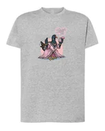 Koszulki i topy damskie - Koszulka Parodia Coco Channel Śmieszne Kura Szara XL - miniaturka - grafika 1