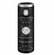 Kubki termiczne - Kubek termiczny termos czarny z wyświetlaczem LED i grawerem dla - miniaturka - grafika 1