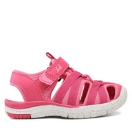 Buty dla dziewczynek - Sandały Leaf Salo LSALO101F Różowy - miniaturka - grafika 1