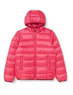 Kurtki i płaszcze dla dziewczynek - Champion Legacy Outdoor K-Light WR Hooded Dla dzieci i młodzieży kurtka, Rosa Fluo, 7-8 lat - miniaturka - grafika 1