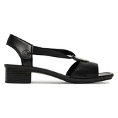 Sandały damskie - Sandały Rieker 62662-01 - miniaturka - grafika 1